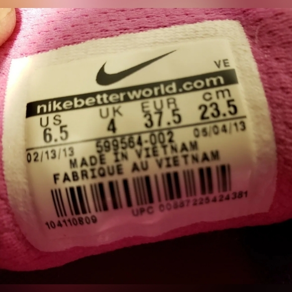 ❤️ NIKE Women's Dual Fusion Run 2 Running Training Shoes Gray/Pink/Blue Size 6.5 - Picture 12 of 12